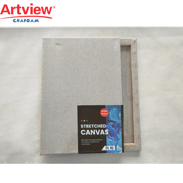 280g linen transparent coated pinewood stretched canvas